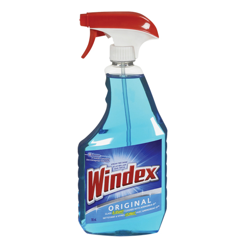 Nettoyant &agrave; vitres Windex, 765 ml, Bouteille &agrave; g&acirc;chette Les Fournitures Industrielles Méga