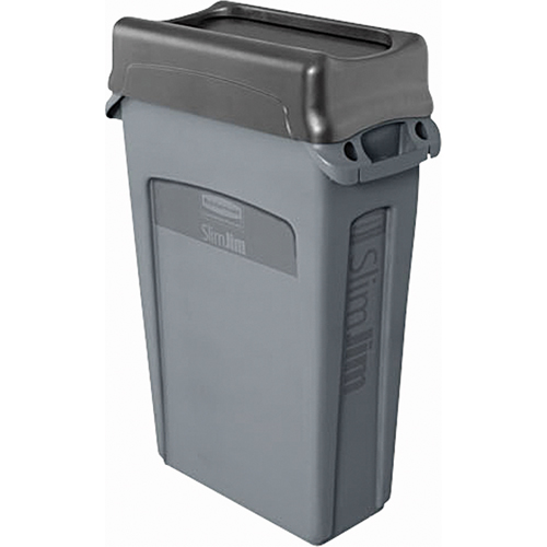 Contenants Slim Jim a/canaux de ventilation, Plastique, 23 gal. US Les Fournitures Industrielles Méga