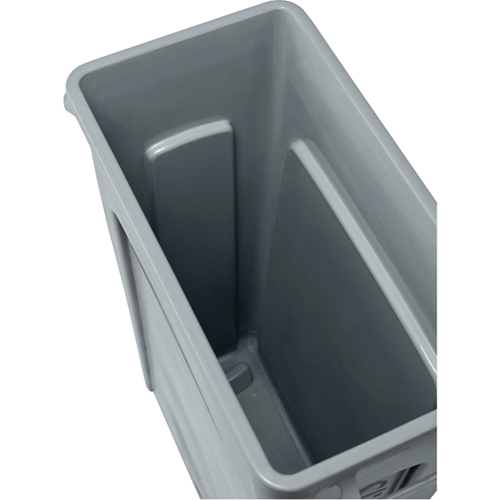Contenants Slim Jim a/canaux de ventilation, Plastique, 23 gal. US Les Fournitures Industrielles Méga