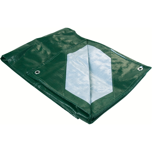 B&acirc;che, Robuste, Vert, 8' x 6' x 9 mils Les Fournitures Industrielles Méga