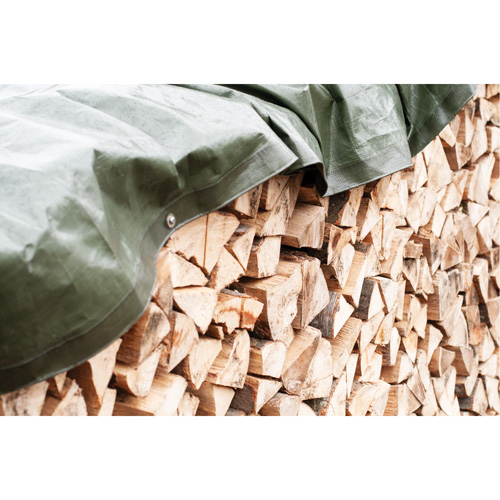 B&acirc;che, Robuste, Vert, 8' x 6' x 9 mils Les Fournitures Industrielles Méga