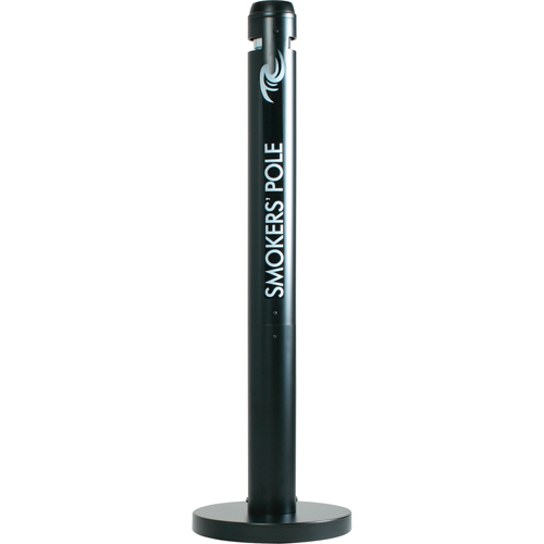 Smokers' Pole Cigarette Receptacle, Free-Standing, Aluminum, 41" Height Les Fournitures Industrielles Méga