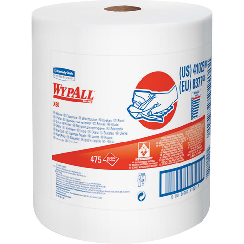 X80 Disposable Cloths, Heavy-Duty, 12-1/2" L x 13-2/5" W Les Fournitures Industrielles Méga