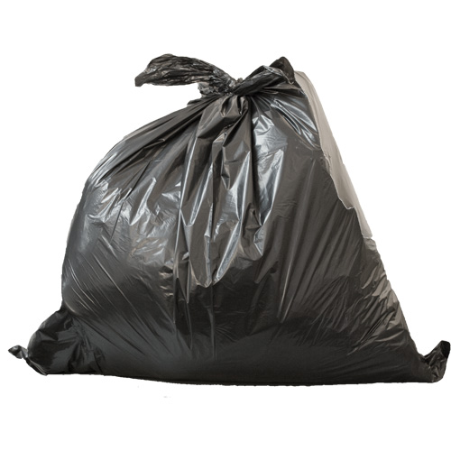 Garbage Bags, Oxo-Degradable, 22" L x 20" W, 0.6 mil Thick Les Fournitures Industrielles Méga