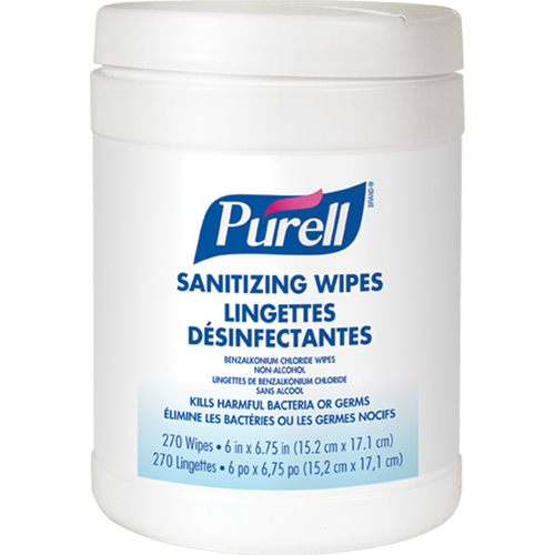 Hand Sanitizing Wipes, Canister Les Fournitures Industrielles Méga