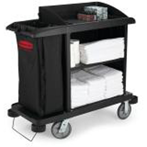 Chariot d'entretien m&eacute;nager compact sup&eacute;rieur Les Fournitures Industrielles Méga