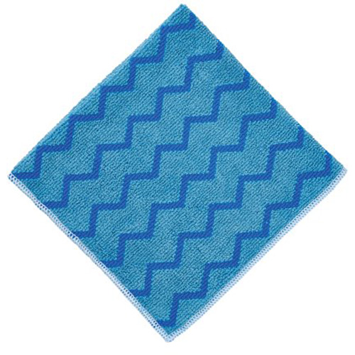 Chiffon de nettoyage Hygen , Microfibre, Bleu Les Fournitures Industrielles Méga