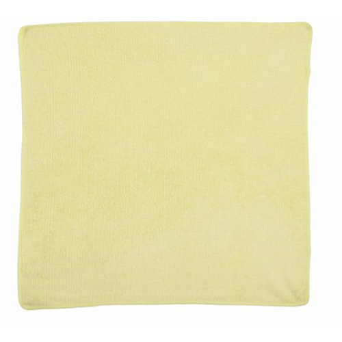 Light-Duty Cleaning Cloth, Microfibre, Yellow Les Fournitures Industrielles Méga