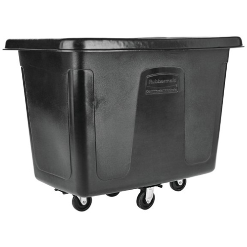 Bulk Cube Truck, Polyethylene, 42-13/16" L x 28" W x 33" H, 12 cu.ft. Volume, 400 lbs. Capacity Les Fournitures Industrielles Méga