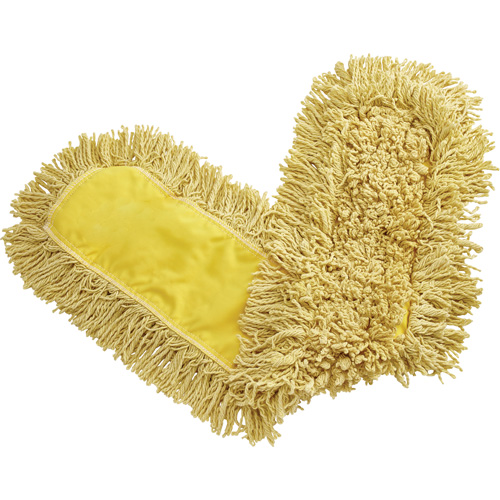 Vadrouille pour &eacute;pousseter avec m&eacute;lange de fils Trapper, Style &agrave; enfiler, Coton/Fil, 36" lo x 5" la Les Fournitures Industrielles Méga