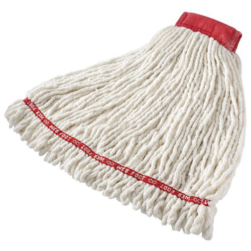 Web Foot&reg; Shrinkless Wet Mop, Antimicrobial, Yarn, 20 oz., Loop Style Les Fournitures Industrielles Méga