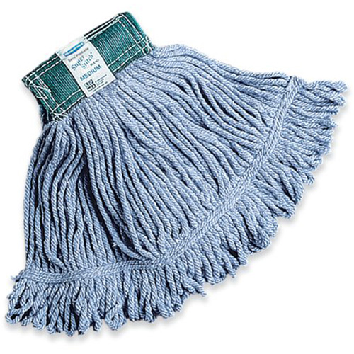 Super Stitch Wet Mop, Floor Finishing, Cotton/Yarn, 15.7 oz., Loop Style Les Fournitures Industrielles Méga
