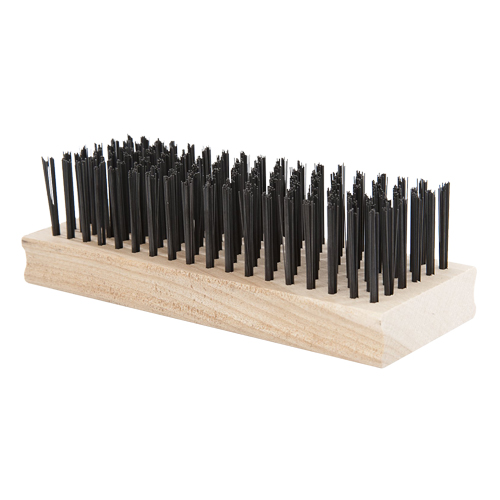 Scratch Brush, Steel, 18 x 6 Wire Rows, 6" Long Les Fournitures Industrielles Méga