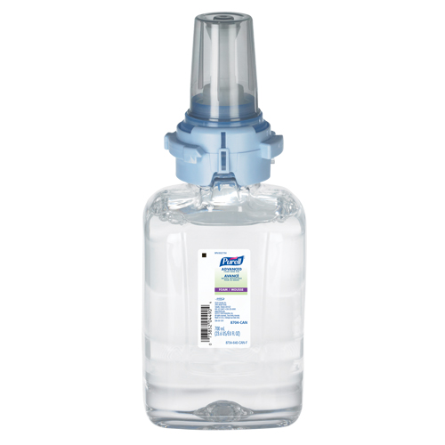 D&eacute;sinfectant pour les mains avanc&eacute; en mousse ADX-7, 700 ml, Cartouche de recharge, 70 % alcool Les Fournitures Industrielles Méga