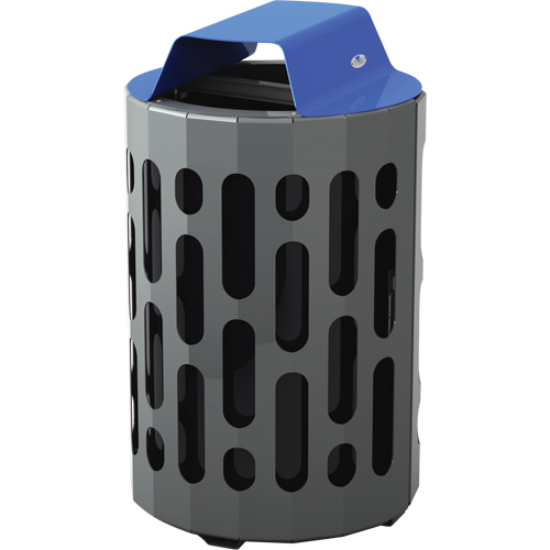 2020 Stingray Waste Receptacles, Metal, 42 US gal. Les Fournitures Industrielles Méga