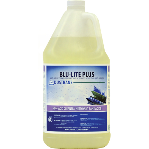 Nettoyant et d&eacute;sinfectant pour surfaces multiples Blu-Lite Plus, 4 L, Cruche Les Fournitures Industrielles Méga