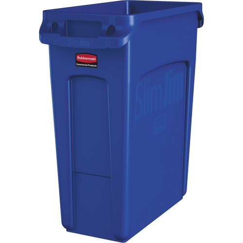 Slim Jim&reg; Vented Containers, Deskside, Polyethylene, 16 US gal. Les Fournitures Industrielles Méga