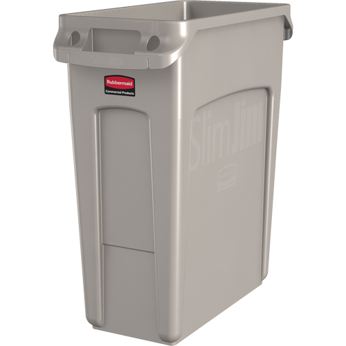 Slim Jim&reg; Vented Containers, Deskside, Polyethylene, 16 US gal. Les Fournitures Industrielles Méga