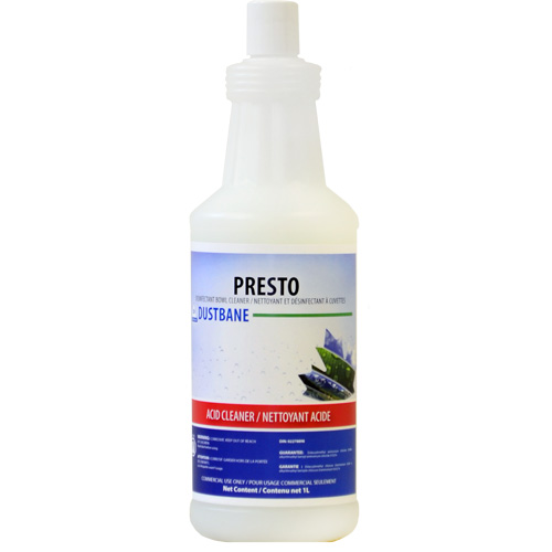 Presto Disinfectant Bowl Cleaner, 1 L, Bottle Les Fournitures Industrielles Méga