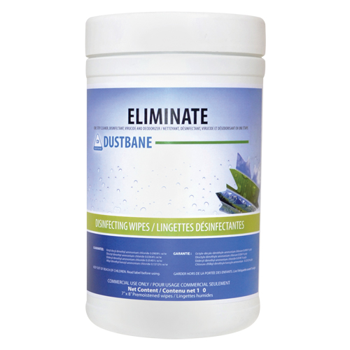 Lingettes Eliminate virucide, 7" x 8", 180 lingettes Les Fournitures Industrielles Méga