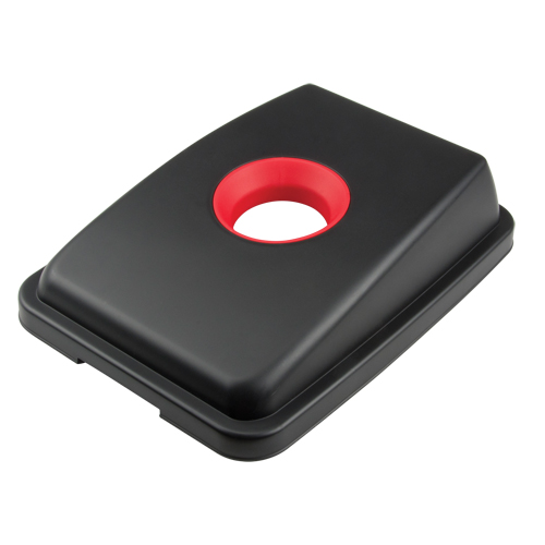 Waste Classification - Lid, Open Lid, Plastic, Fits Container Size: 17-1/4" x 12-1/2" Les Fournitures Industrielles Méga