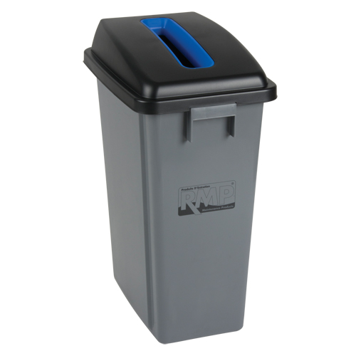 Waste Classification - Lid, Open Lid, Plastic, Fits Container Size: 17-1/4" x 12-1/2" Les Fournitures Industrielles Méga