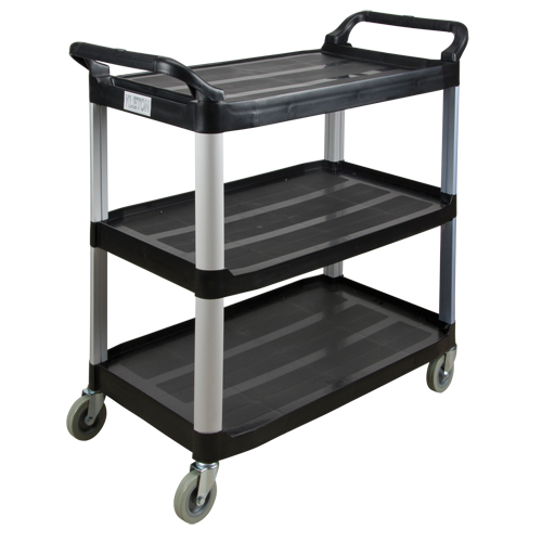 Utility Cart, 3 Tiers, 19-3/4" x 37-1/2" x 40-1/4", 250 lbs. Capacity Les Fournitures Industrielles Méga