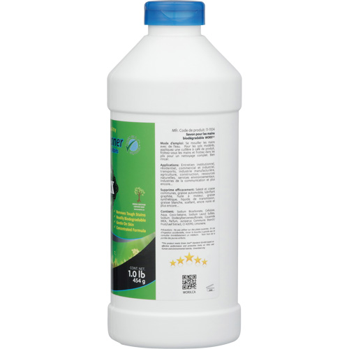 Nettoyant pour les mains biod&eacute;gradable, Poudre, 1 lb, Bouteille, Parfum&eacute; Les Fournitures Industrielles Méga