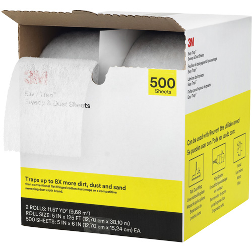 Easy Trap Dusters, Microfibre, White Les Fournitures Industrielles Méga