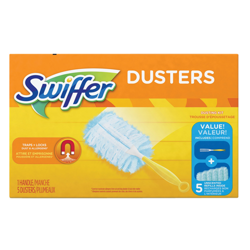 Duster Kit, Slip On Style, Microfibre, 5" L x 3-1/2" W Les Fournitures Industrielles Méga