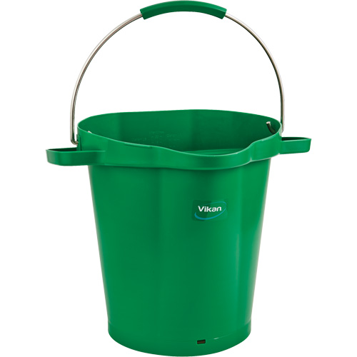 5692 Series Bucket, Green, 3 US gal. Les Fournitures Industrielles Méga