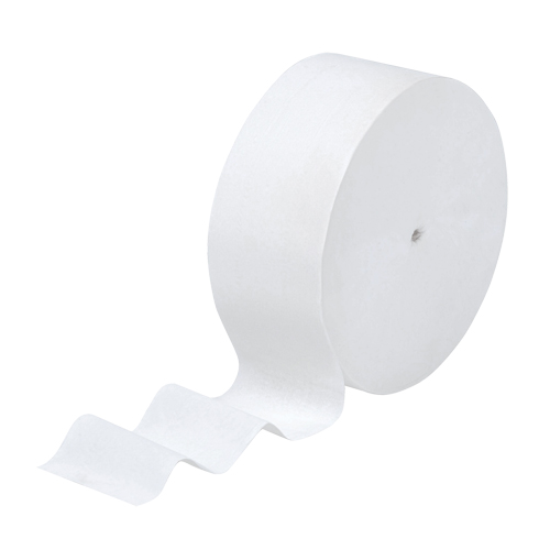 Papier hygi&eacute;nique JRT junior Scott, Rouleau Sans rouleau central, 1 Pli, Longueur 2300', Blanc Les Fournitures Industrielles Méga