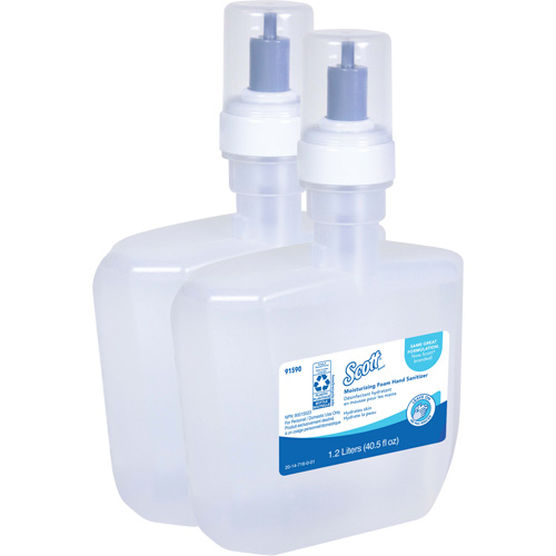 Scott&reg; Pro Moisturizing Foam Hand Sanitizer, 1200 ml, Cartridge Refill, 62% Alcohol Les Fournitures Industrielles Méga