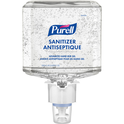 Gel d&eacute;sinfectant avanc&eacute; pour les mains ES6, 1200 ml, Cartouche de recharge, 70 % alcool Les Fournitures Industrielles Méga