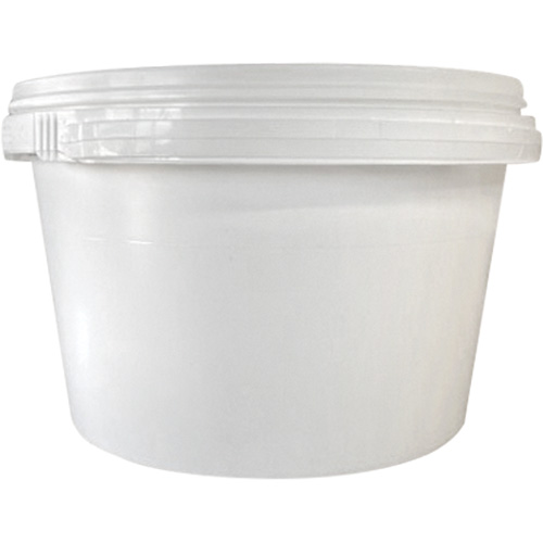 Pail with Lid, Plastic, 1.03 gal. Les Fournitures Industrielles Méga