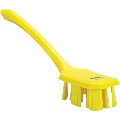 Long Handle UST Brush, Stiff Bristles, 15-1/2" Long, Yellow Les Fournitures Industrielles Méga
