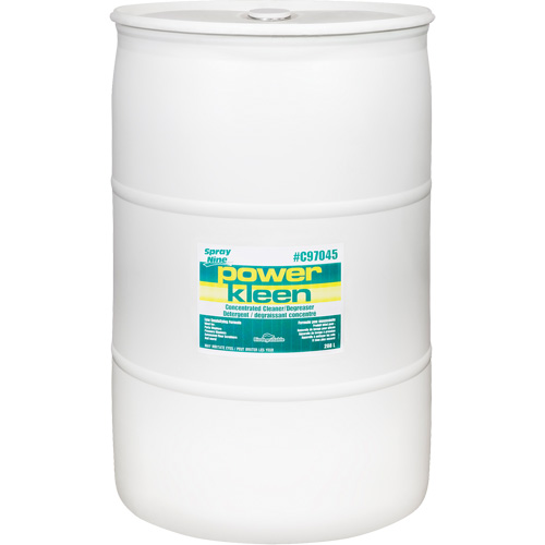 Produit nettoyant pour nettoyeur de pi&egrave;ces Power Kleen, 208 L, Baril Les Fournitures Industrielles Méga