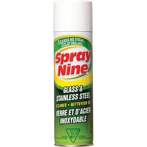 Nettoyant pour verre et acier inoxydable, 600 g, Canette a&eacute;rosol Les Fournitures Industrielles Méga