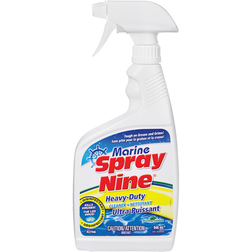 Nettoyant tout usage marin, 946 ml, Bouteille &agrave; g&acirc;chette Les Fournitures Industrielles Méga