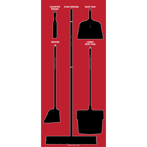 Ultra Aluma-Lite Dry Shadow Board (English Only) Les Fournitures Industrielles Méga