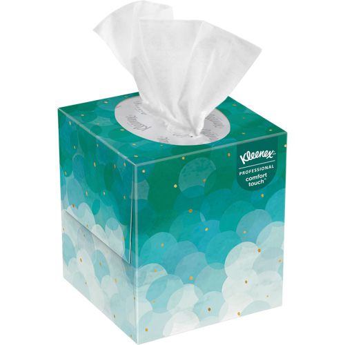 Kleenex&reg; Upright Facial Tissue, 2 Ply, 7.8" L x 8.3" W, 95 Sheets/Box Les Fournitures Industrielles Méga