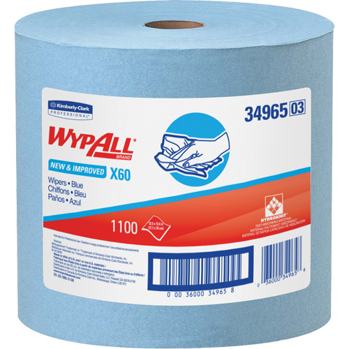 X60 Wipers, All-Purpose, 13-1/2" L x 12-1/2" W Les Fournitures Industrielles Méga