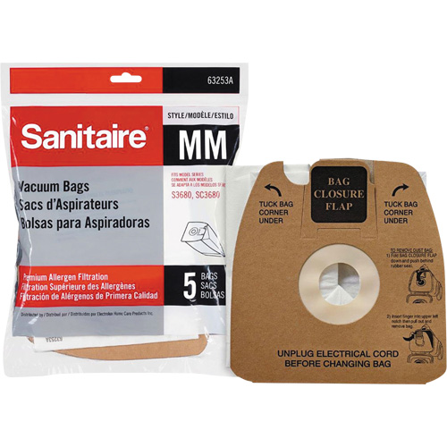 Sac d'aspirateur de premi&egrave;re qualit&eacute;, 1 gal. US Les Fournitures Industrielles Méga