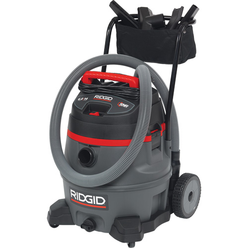 Aspirateur industriel avec chariot NXT, Secs-humides, 6 CV, 14 gal. US (53 litres) Les Fournitures Industrielles Méga