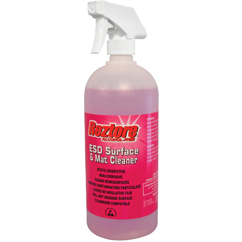 Nettoyant de surfaces et tapis ESD Reztore Les Fournitures Industrielles Méga