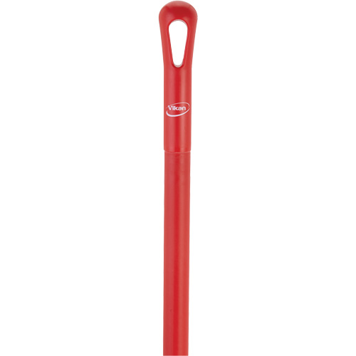 Ultra Hygiene Handle, Broom/Scraper/Squeegee, Red, Ergonomic, 59" L Les Fournitures Industrielles Méga