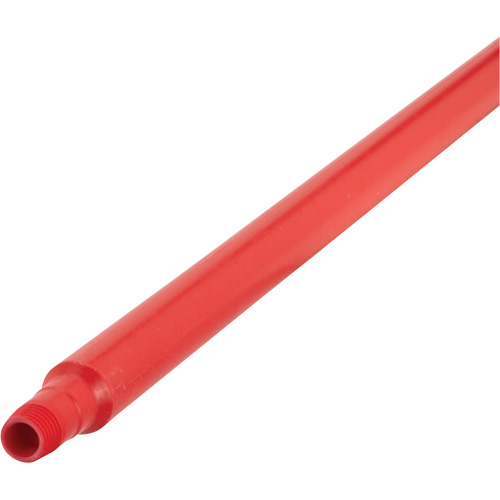 Ultra Hygiene Handle, Broom/Scraper/Squeegee, Red, Ergonomic, 59" L Les Fournitures Industrielles Méga