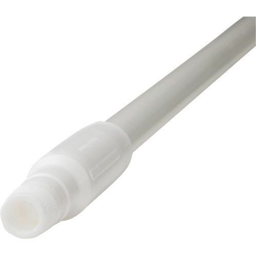 Handle, Broom/Scraper/Squeegee, White, Standard, 59" L Les Fournitures Industrielles Méga