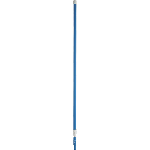 Manche de brosse pour plateforme, Brosse/Support &agrave; tampon, Bleu, T&eacute;lescopique, 62"-113" lo Les Fournitures Industrielles Méga