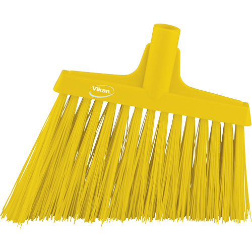 T&ecirc;te de balai oblique, Crins Extra-ferme, 12", Polyester, Jaune Les Fournitures Industrielles Méga